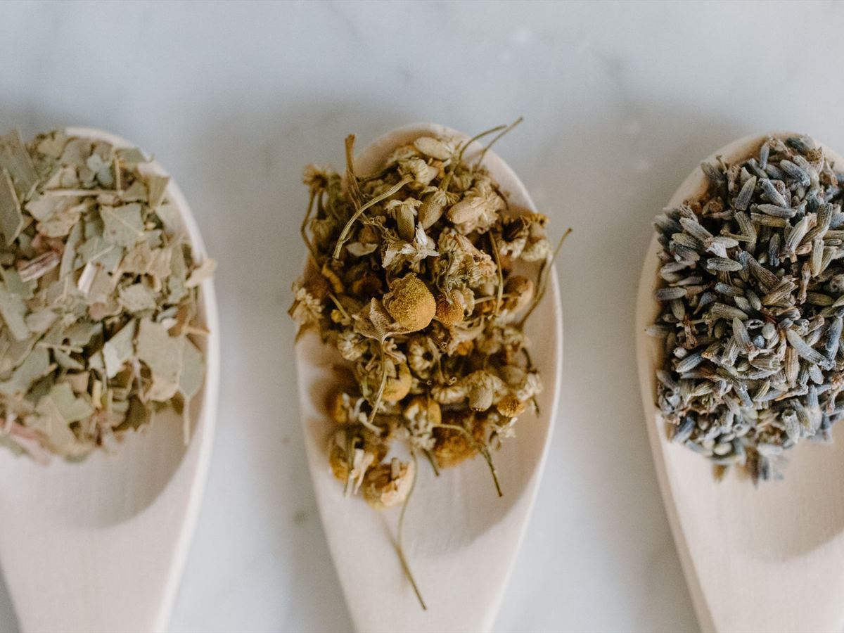 Dried herbs and natural remedies