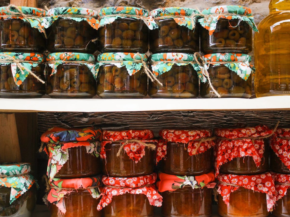 Pantry goods, preserves and cured meat