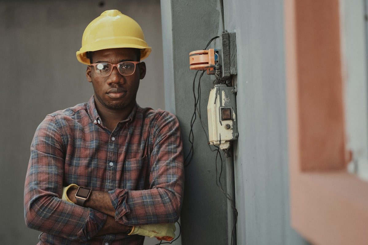 Klipwater engineer in workwear on site